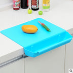 2-in-1 Chopping Board with Storage Box | Portable Cutting Board & Holder-Zavy Home