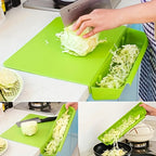 2-in-1 Chopping Board with Storage Box | Portable Cutting Board & Holder-Zavy Home