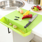 2-in-1 Chopping Board with Storage Box | Portable Cutting Board & Holder-Zavy Home