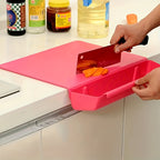 2-in-1 Chopping Board with Storage Box | Portable Cutting Board & Holder-Zavy Home