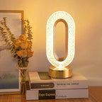 3D Crystal LED Night Light | Rechargeable Touch Dimming Lamp-Zavy Home