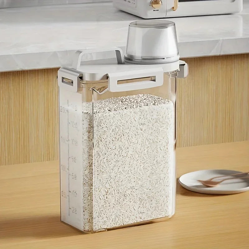 Airtight Food Storage Container | 2.5L Rice, Cereal & Flour Dispenser-Zavy Home
