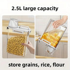 Airtight Food Storage Container | 2.5L Rice, Cereal & Flour Dispenser-Zavy Home