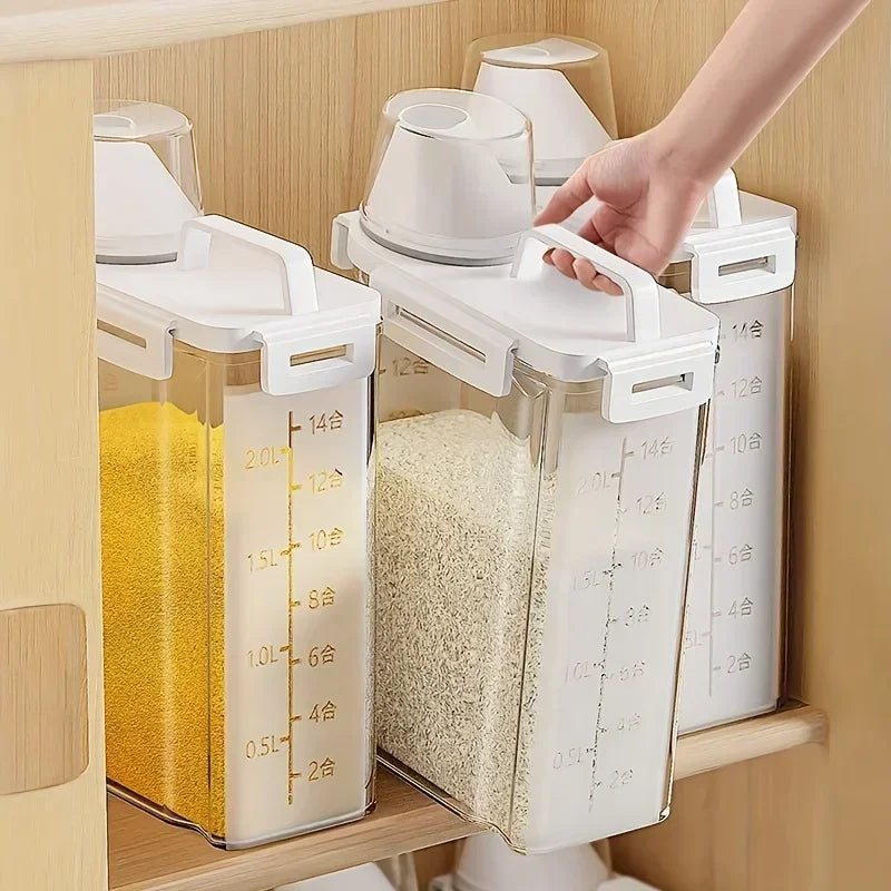 Airtight Food Storage Container | 2.5L Rice, Cereal & Flour Dispenser-Zavy Home