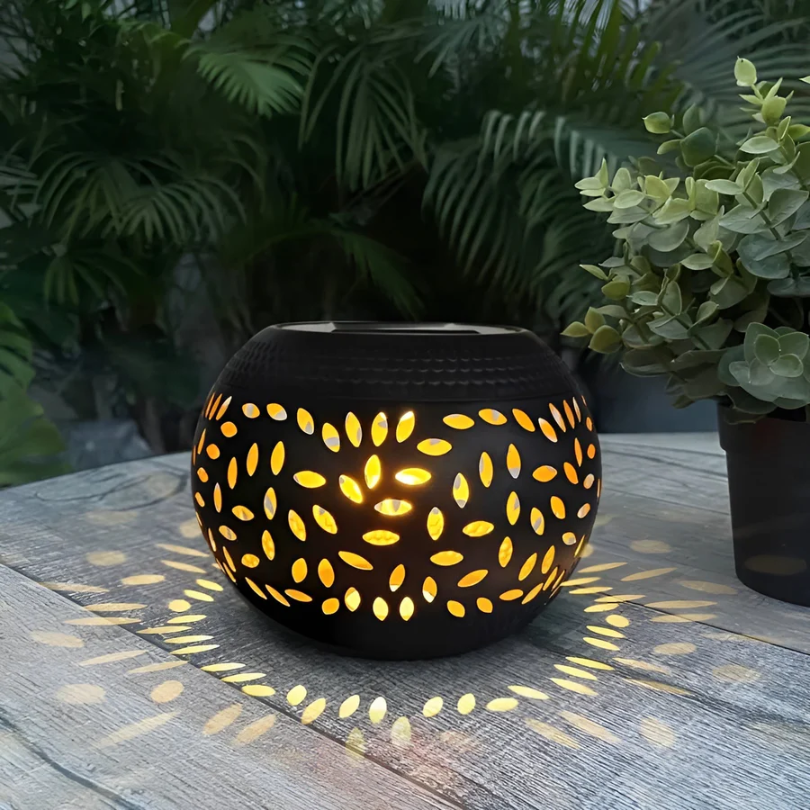 Decorative Solar Garden Light | Metal Outdoor Lamp for Landscaping-Zavy Home