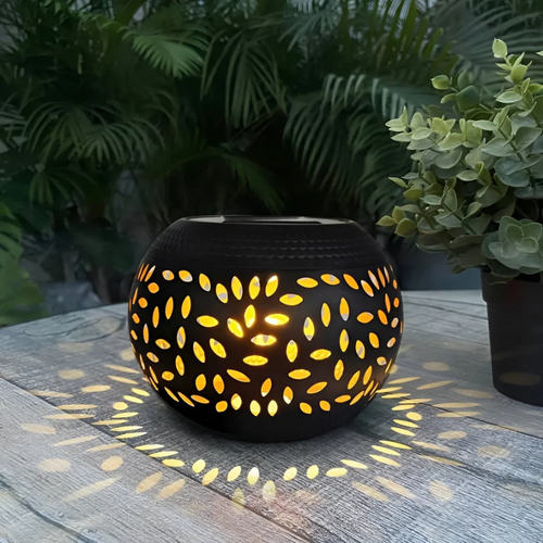 Decorative Solar Garden Light | Metal Outdoor Lamp for Landscaping-Zavy Home