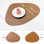 Double-Sided Faux Leather Placemats | Non-Slip & Heat Resistant-Zavy Home