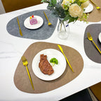 Double-Sided Faux Leather Placemats | Non-Slip & Heat Resistant-Zavy Home