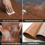 Double-Sided Faux Leather Placemats | Non-Slip & Heat Resistant-Zavy Home