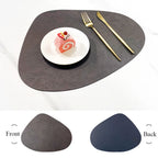Double-Sided Faux Leather Placemats | Non-Slip & Heat Resistant-Zavy Home