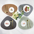 Double-Sided Faux Leather Placemats | Non-Slip & Heat Resistant-Zavy Home