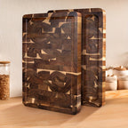 Durable Acacia Wood Cutting Board | End Grain Kitchen Chopping Block-Zavy Home