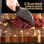 Durable Acacia Wood Cutting Board | End Grain Kitchen Chopping Block-Zavy Home