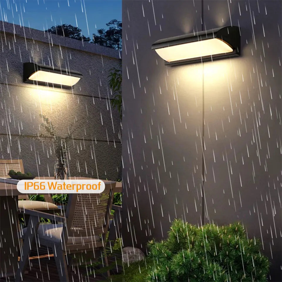 LED Motion Sensor Wall Light - Waterproof Outdoor Garden Fixture-Zavy Home