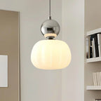 Modern Pumpkin Pendant Light | Stylish LED Ceiling Fixture-Zavy Home