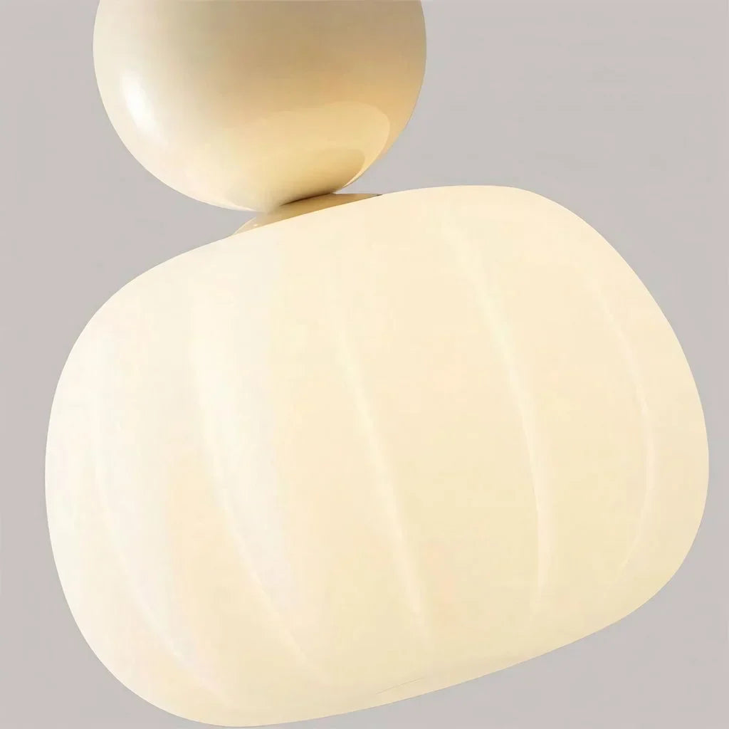 Modern Pumpkin Pendant Light | Stylish LED Ceiling Fixture-Zavy Home