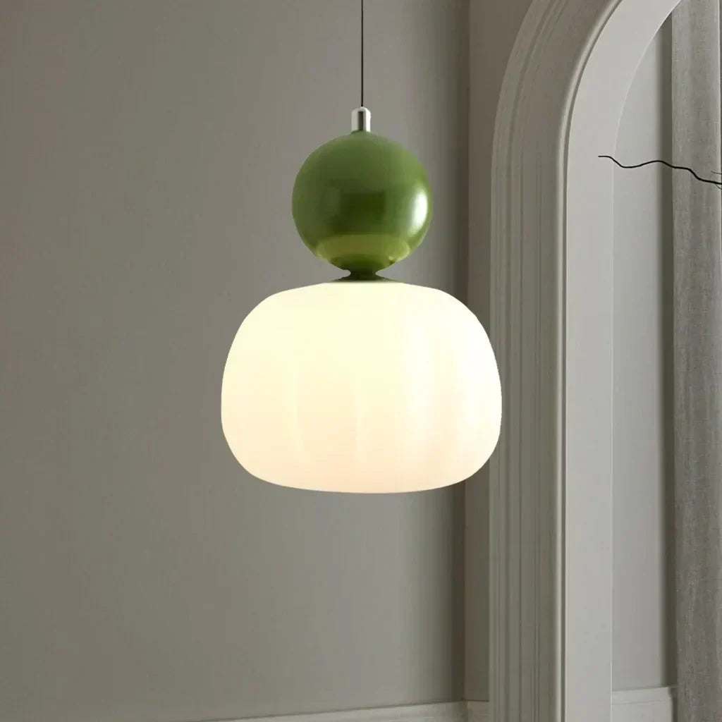 Modern Pumpkin Pendant Light | Stylish LED Ceiling Fixture-Zavy Home