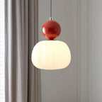 Modern Pumpkin Pendant Light | Stylish LED Ceiling Fixture-Zavy Home