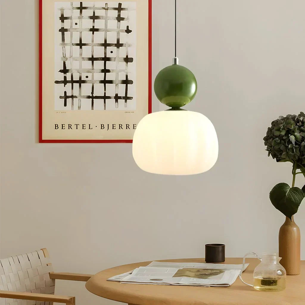 Modern Pumpkin Pendant Light | Stylish LED Ceiling Fixture-Zavy Home