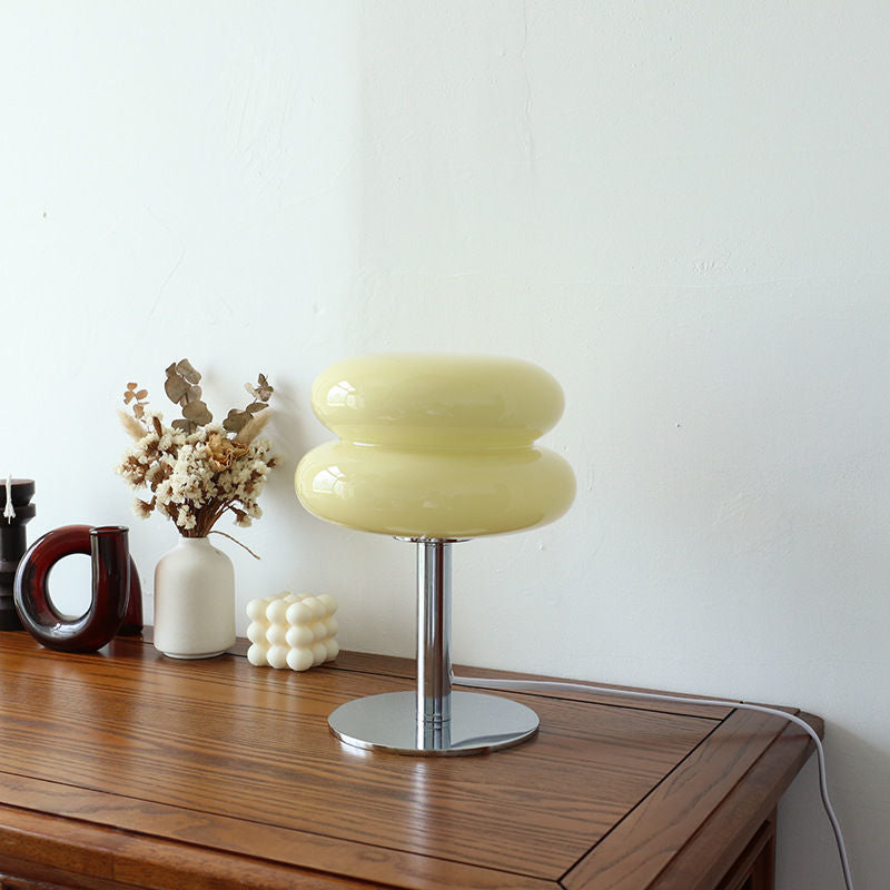Modern Retro Glass Table Lamp | Stylish Accent Lighting-Zavy Home