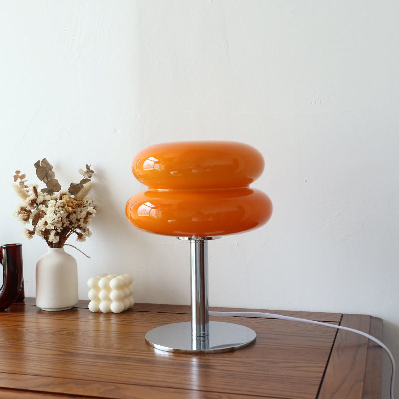 Modern Retro Glass Table Lamp | Stylish Accent Lighting-Zavy Home