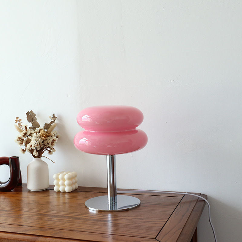 Modern Retro Glass Table Lamp | Stylish Accent Lighting-Zavy Home