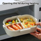 Portable Leak-Proof Bento Lunch Box with 3 Compartments-Zavy Home