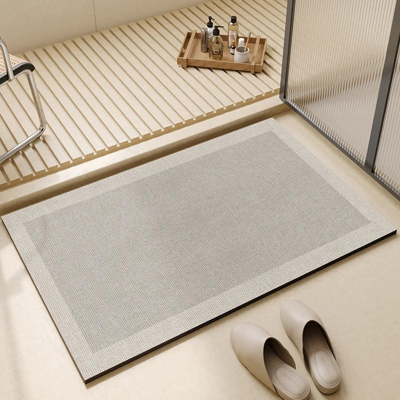 Quick-Dry Non-Slip Bath Mat | Super Absorbent Bathroom Floor Mat-Zavy Home