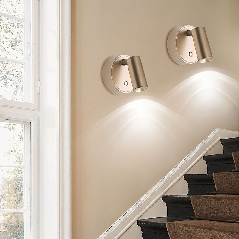 Rechargeable Magnetic Wall Light with Touch Control and Wireless Design-Zavy Home