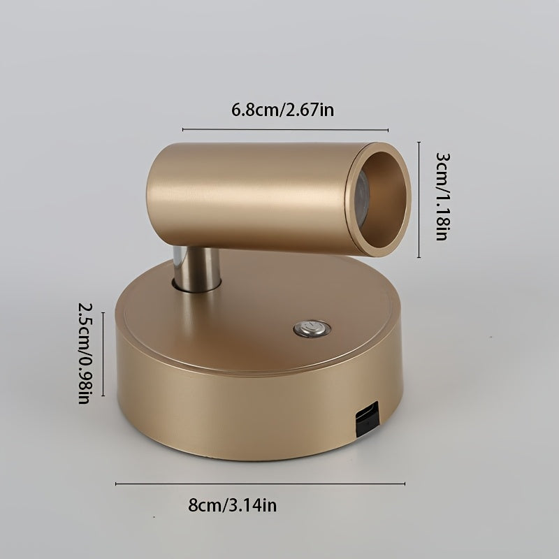 Rechargeable Magnetic Wall Light with Touch Control and Wireless Design-Zavy Home