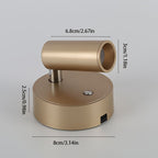 Rechargeable Magnetic Wall Light with Touch Control and Wireless Design-Zavy Home