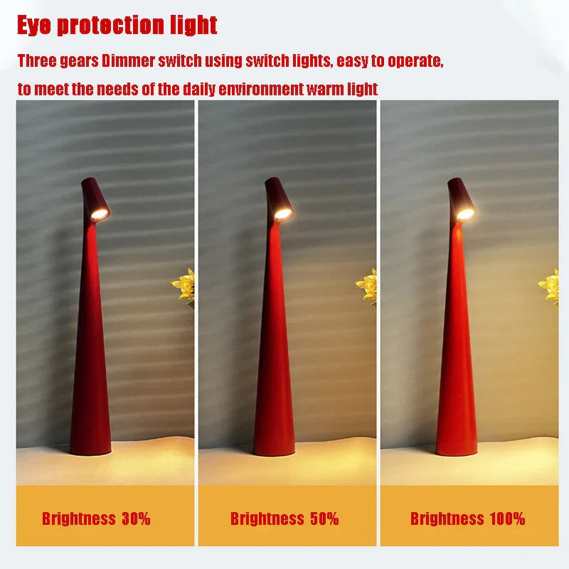 Rechargeable Touch Dimmable LED Table Lamp for Home Decor-Zavy Home