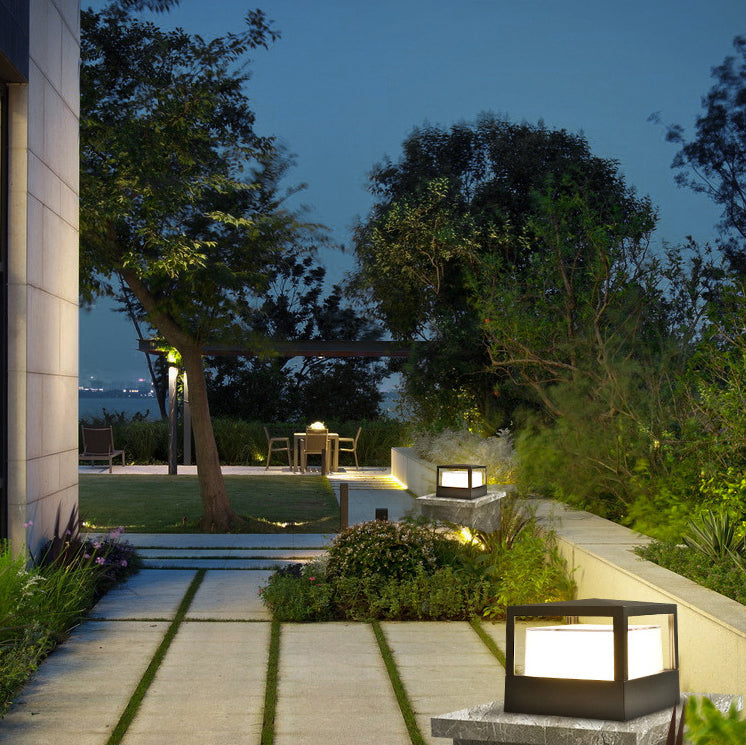 Waterproof Aluminium Cylinder LED Outdoor Garden Light-Zavy Home