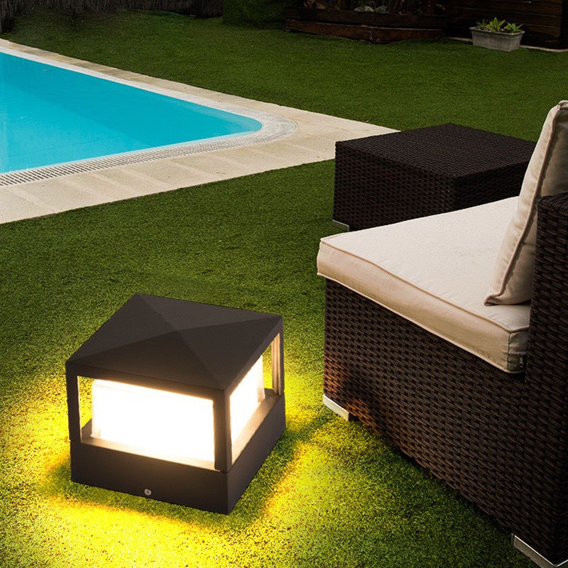 Waterproof Aluminium Cylinder LED Outdoor Garden Light-Zavy Home
