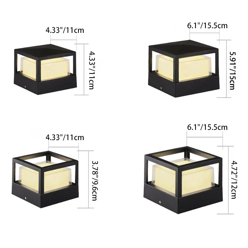 Waterproof Aluminium Cylinder LED Outdoor Garden Light-Zavy Home