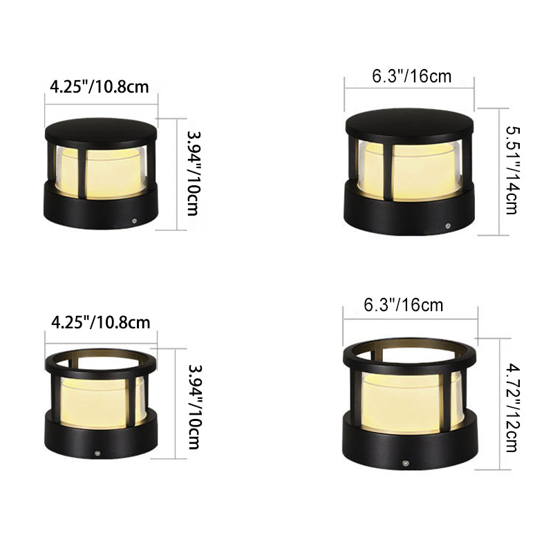 Waterproof Aluminium Cylinder LED Outdoor Garden Light-Zavy Home